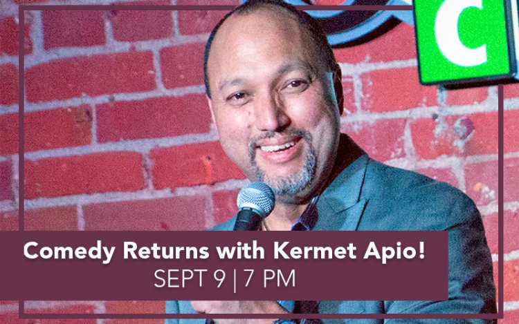 ECA Presents Comedy Returns with Kermet Apio (In-Person) Photo courtesy of Edmonds Center for the arts